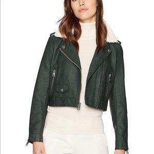 Levi’s Moto Jacket with Shearling Collar